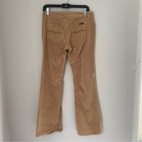 Aeropostale Junior’s Corduroy Wide Leg Boot Cut Tan Pants size 3/4 - Picture 3 of 3